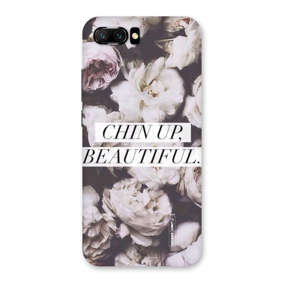 Chin Up Beautiful Back Case for Honor 10