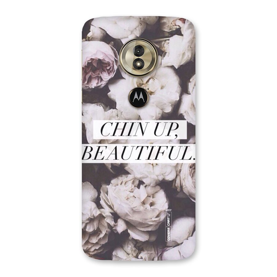 Chin Up Beautiful Back Case for Moto G6 Play