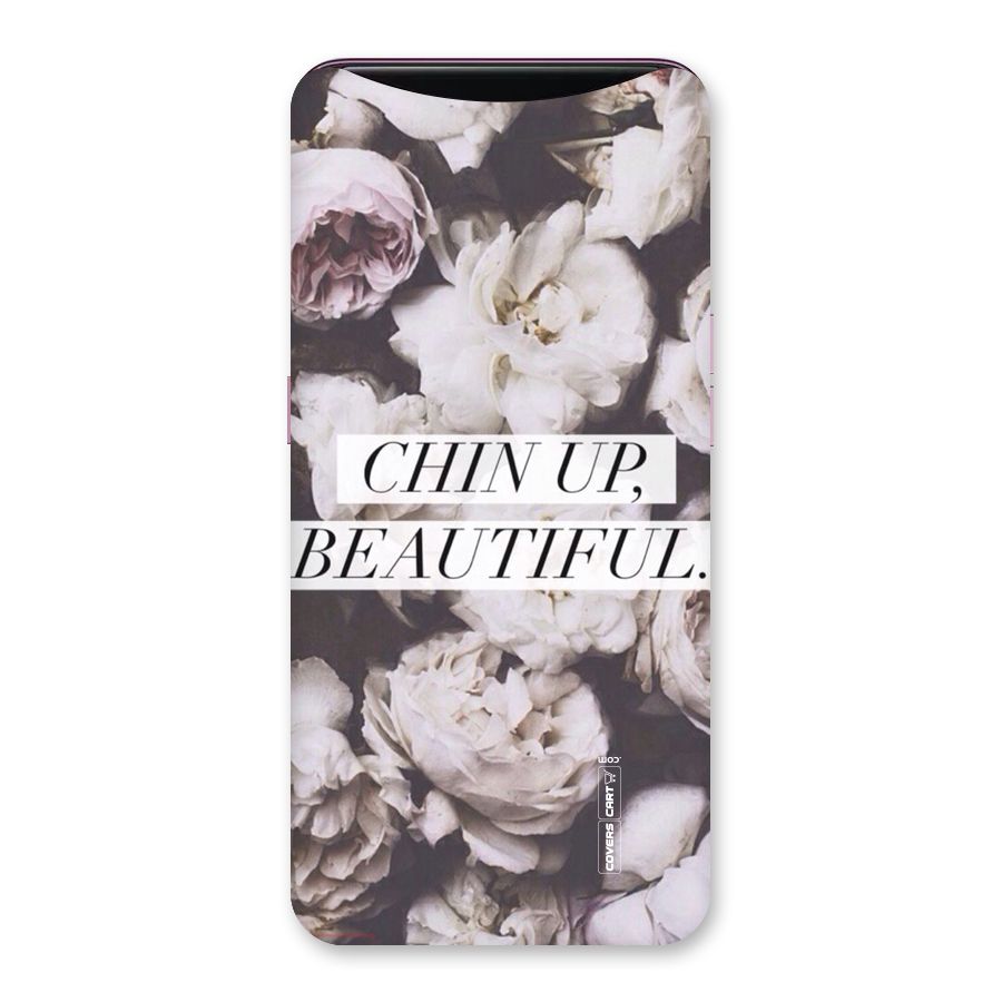 Chin Up Beautiful Back Case for Oppo Find X