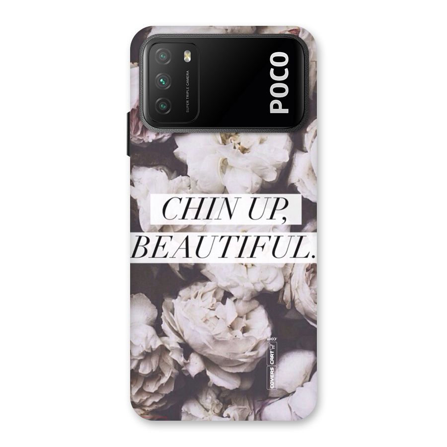 Chin Up Beautiful Back Case for Poco M3