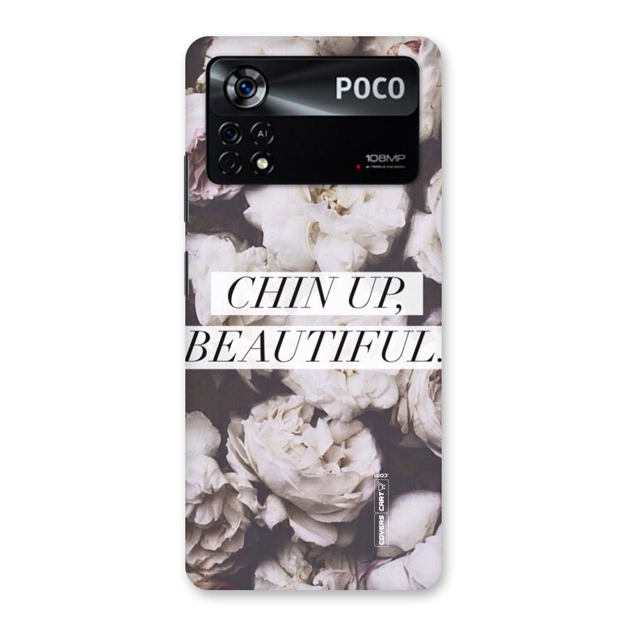 Chin Up Beautiful Back Case for Poco X4 Pro 5G