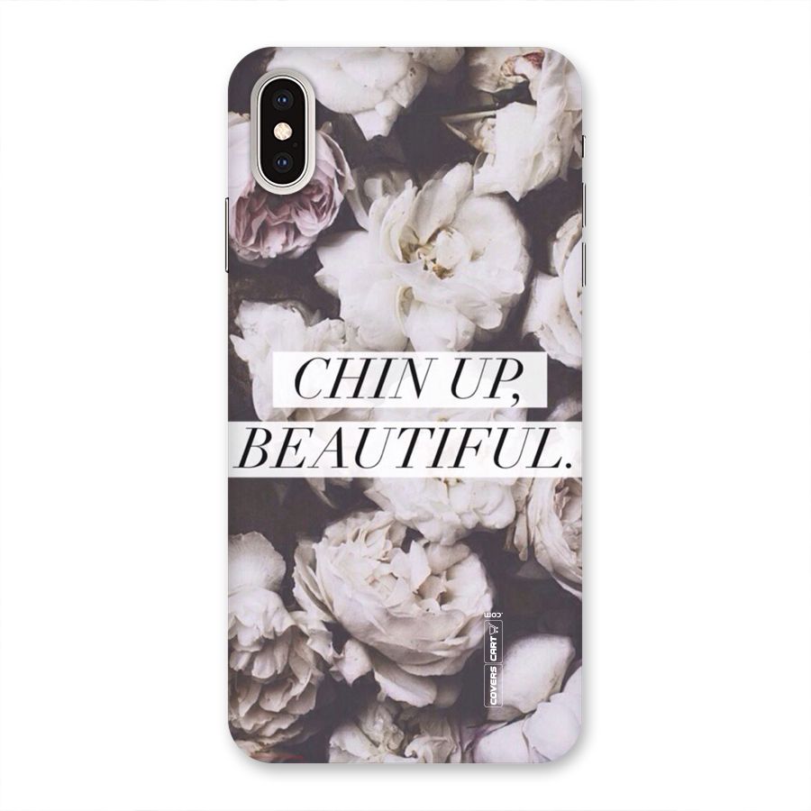 Chin Up Beautiful Back Case for iPhone XS Max