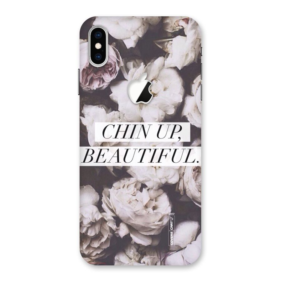 Chin Up Beautiful Back Case for iPhone XS Max Apple Cut