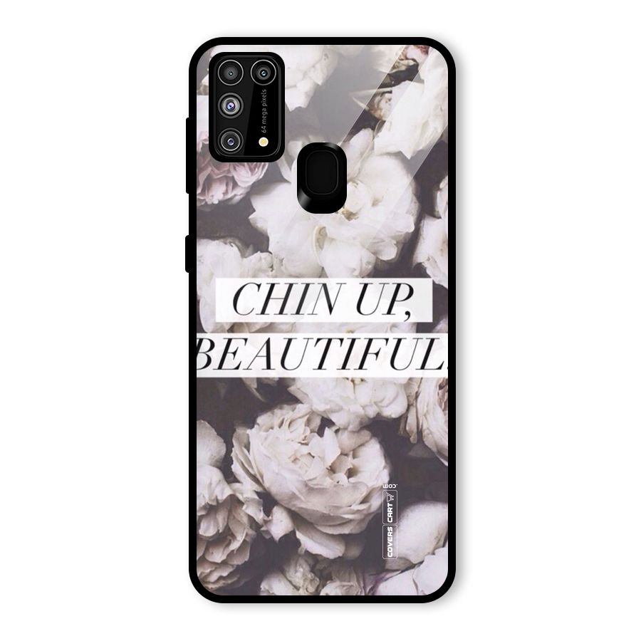 Chin Up Beautiful Glass Back Case for Galaxy F41