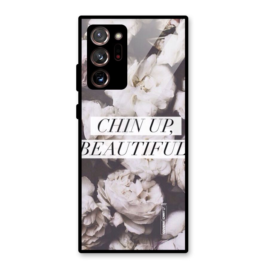 Chin Up Beautiful Glass Back Case for Galaxy Note 20 Ultra