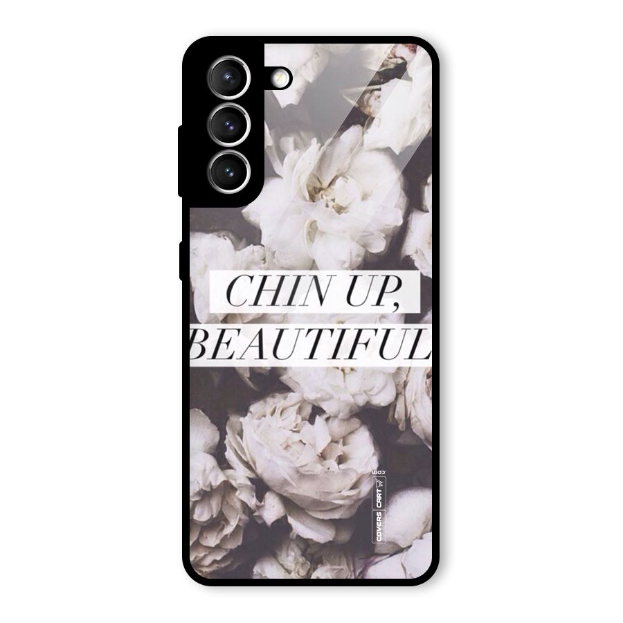 Chin Up Beautiful Glass Back Case for Galaxy S21 5G