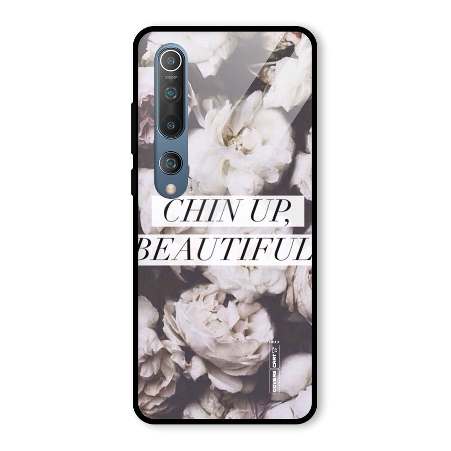 Chin Up Beautiful Glass Back Case for Mi 10