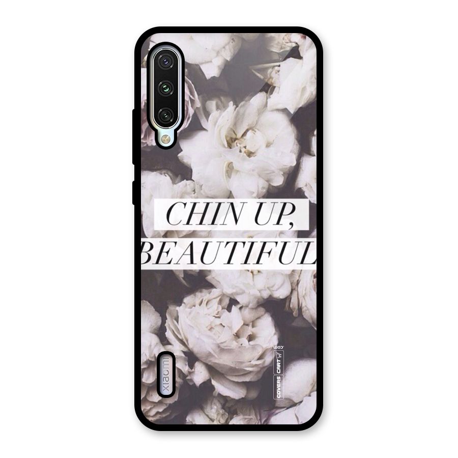 Chin Up Beautiful Glass Back Case for Mi A3