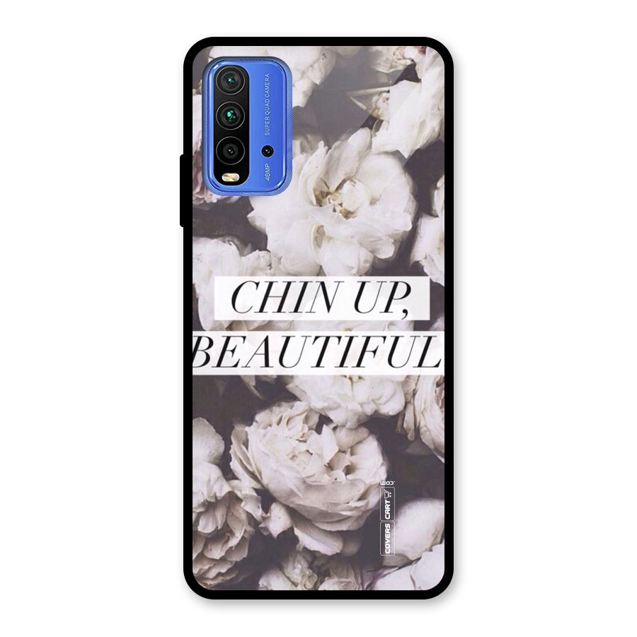 Chin Up Beautiful Glass Back Case for Redmi 9 Power