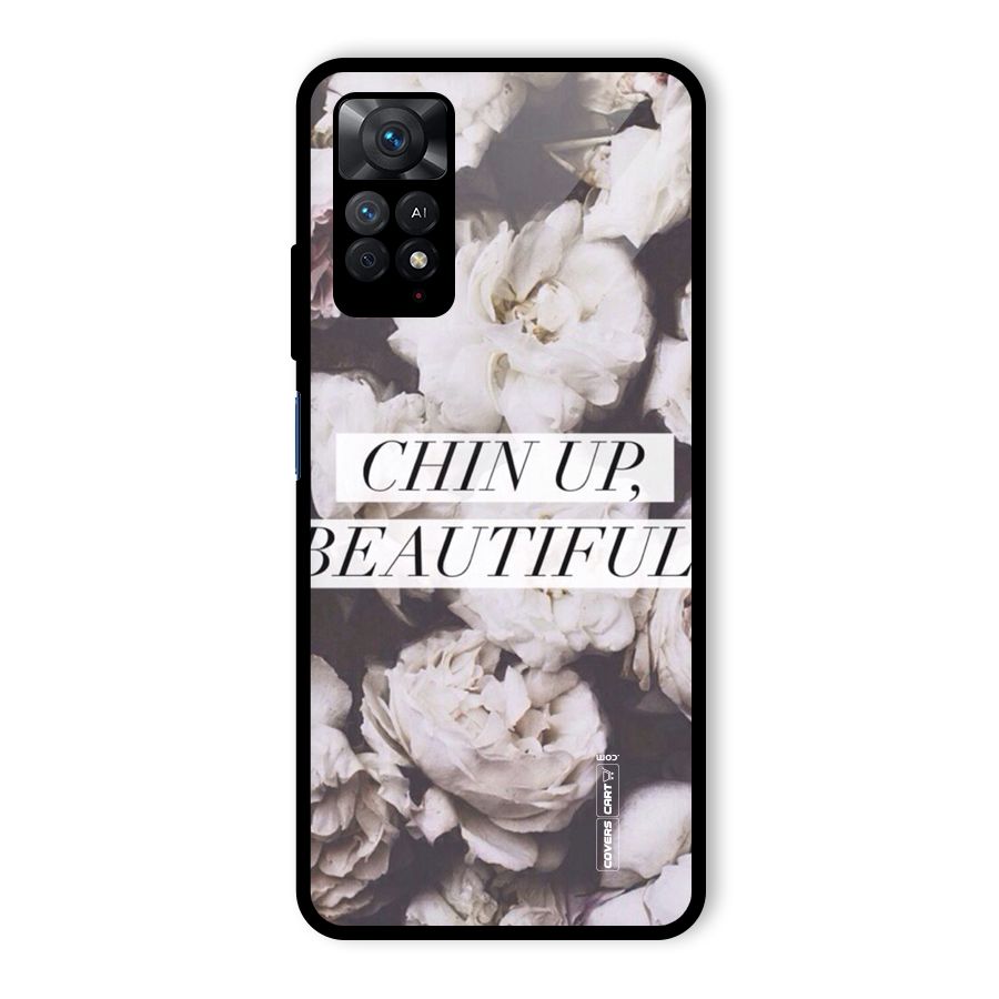 Chin Up Beautiful Glass Back Case for Redmi Note 11 Pro Plus 5G