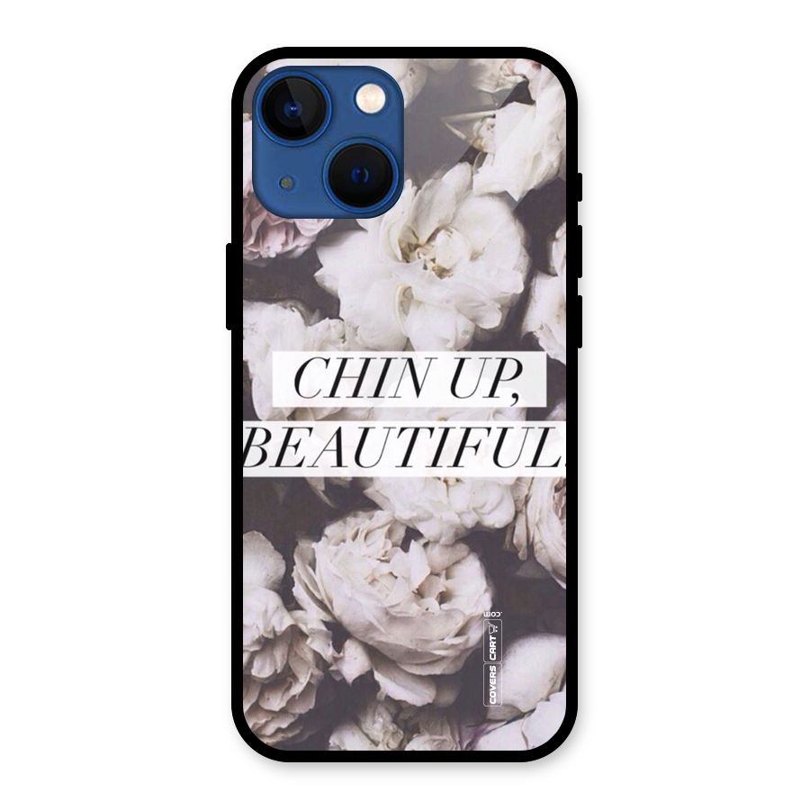 Chin Up Beautiful Glass Back Case for iPhone 13 Mini