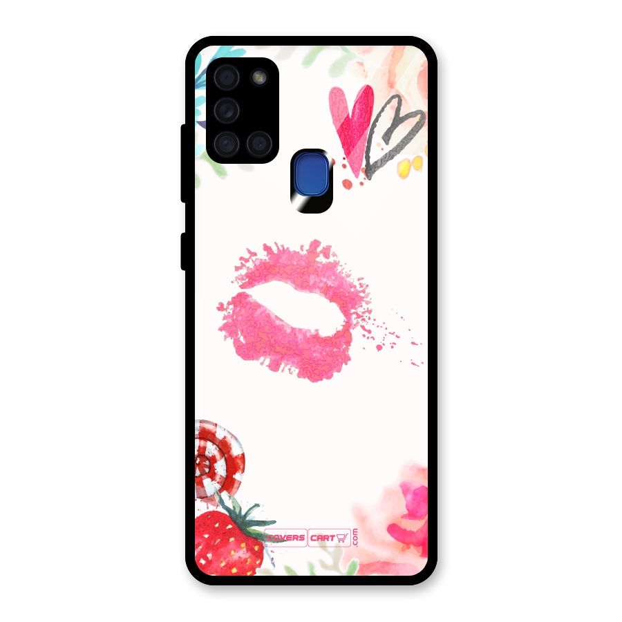 Chirpy Glass Back Case for Galaxy A21s