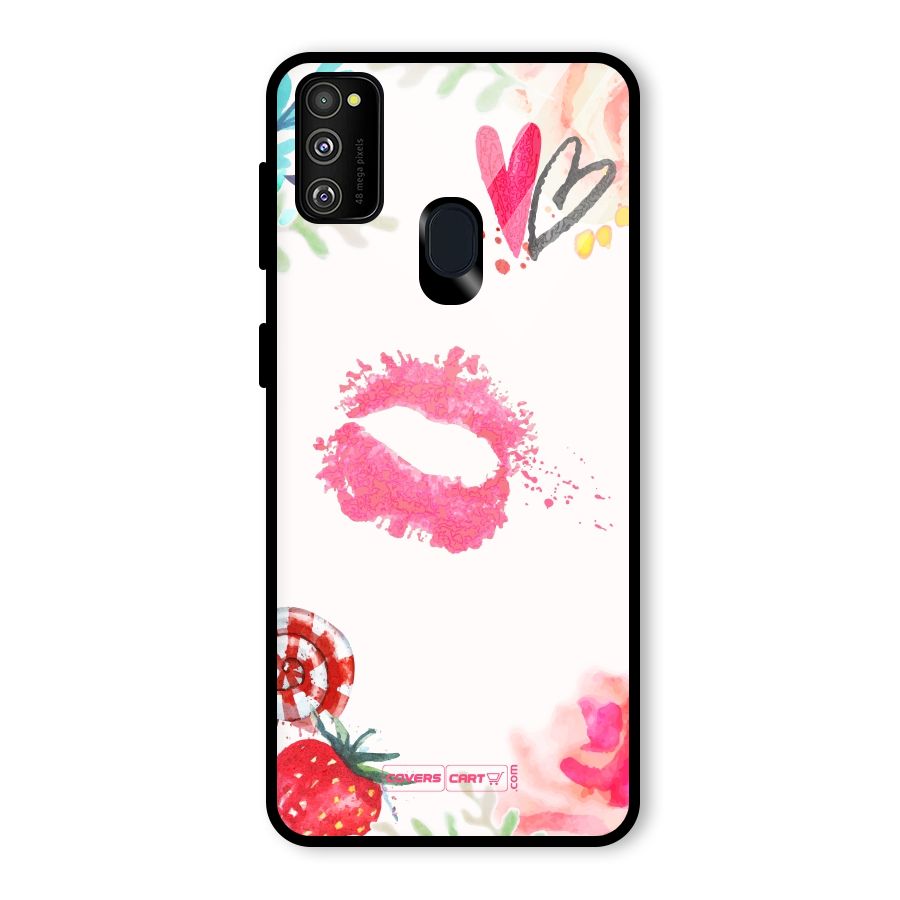 Chirpy Glass Back Case for Galaxy M21