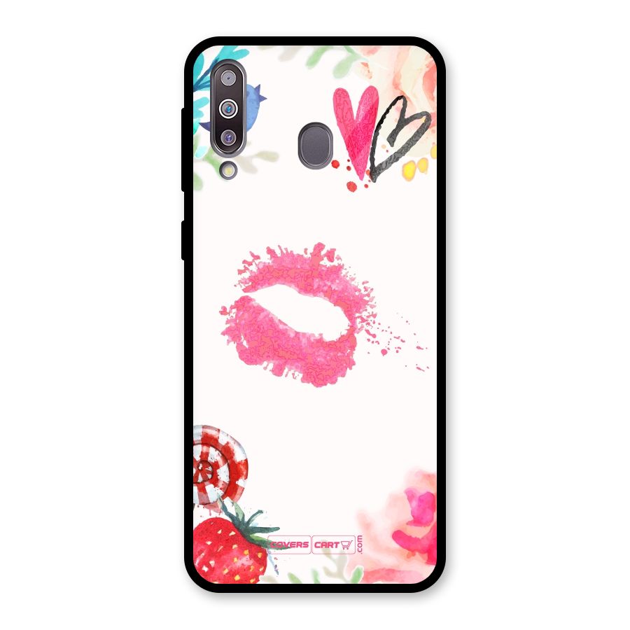 Chirpy Glass Back Case for Galaxy M30