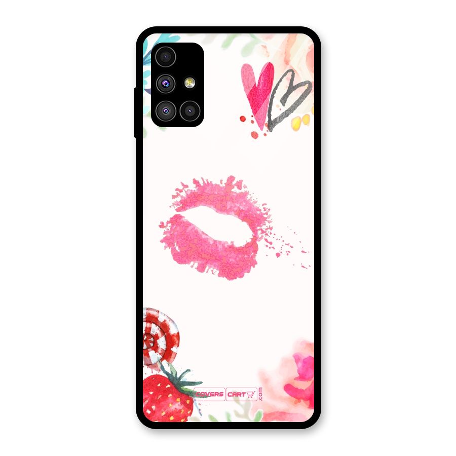 Chirpy Glass Back Case for Galaxy M51