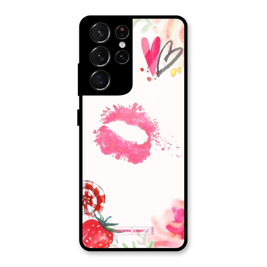 Chirpy Glass Back Case for Galaxy S21 Ultra 5G
