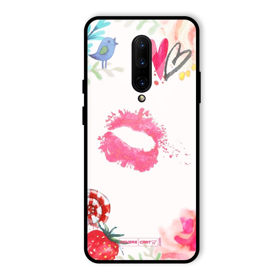 Chirpy Glass Back Case for OnePlus 7 Pro