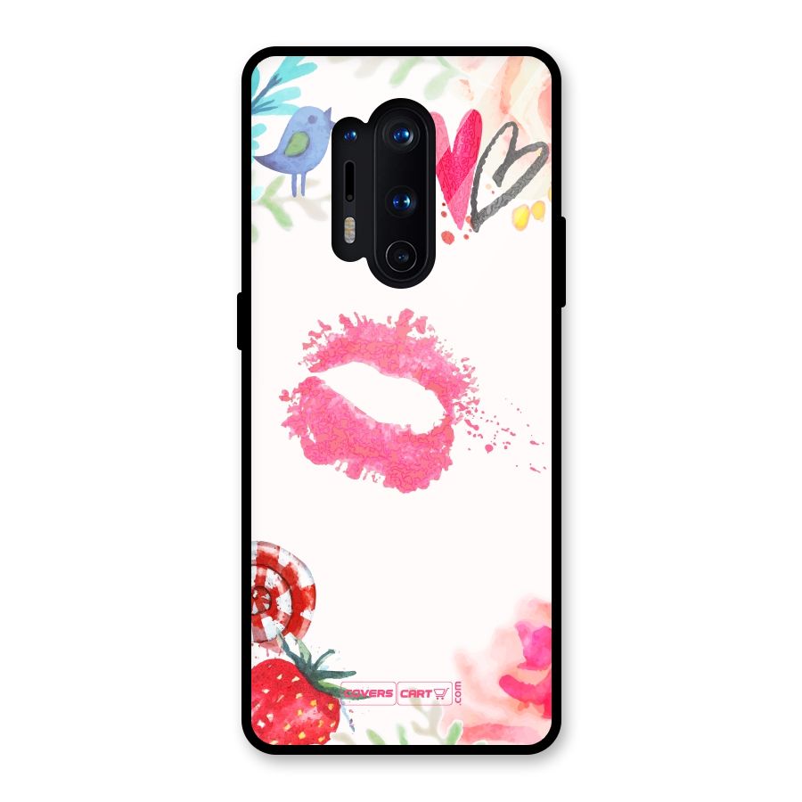 Chirpy Glass Back Case for OnePlus 8 Pro