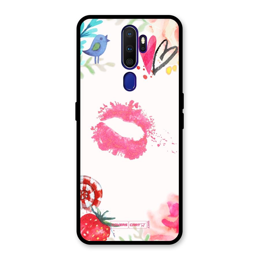 Chirpy Glass Back Case for Oppo A9 (2020)