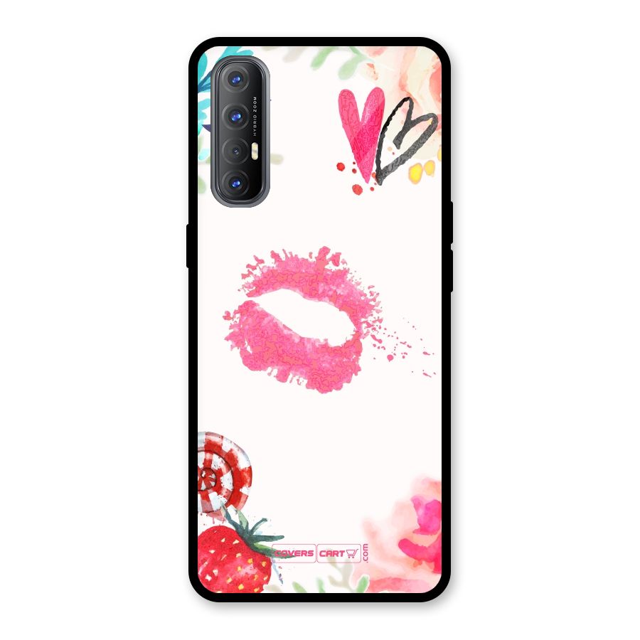 Chirpy Glass Back Case for Oppo Reno3 Pro