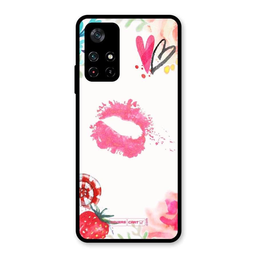 Chirpy Glass Back Case for Poco M4 Pro 5G
