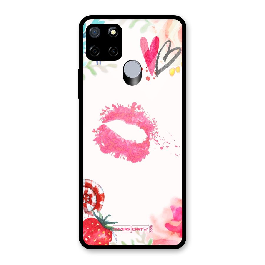 Chirpy Glass Back Case for Realme Narzo 20
