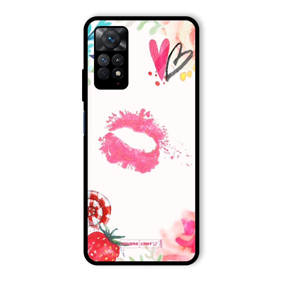 Chirpy Glass Back Case for Redmi Note 11 Pro