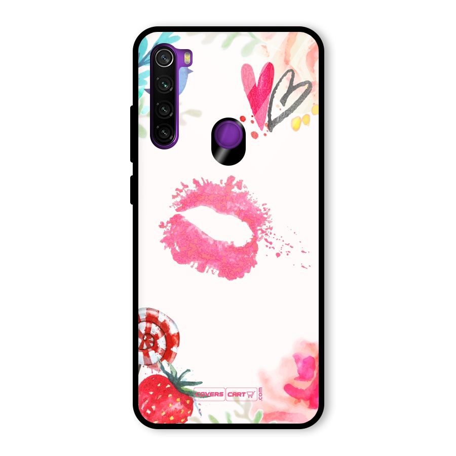Chirpy Glass Back Case for Redmi Note 8
