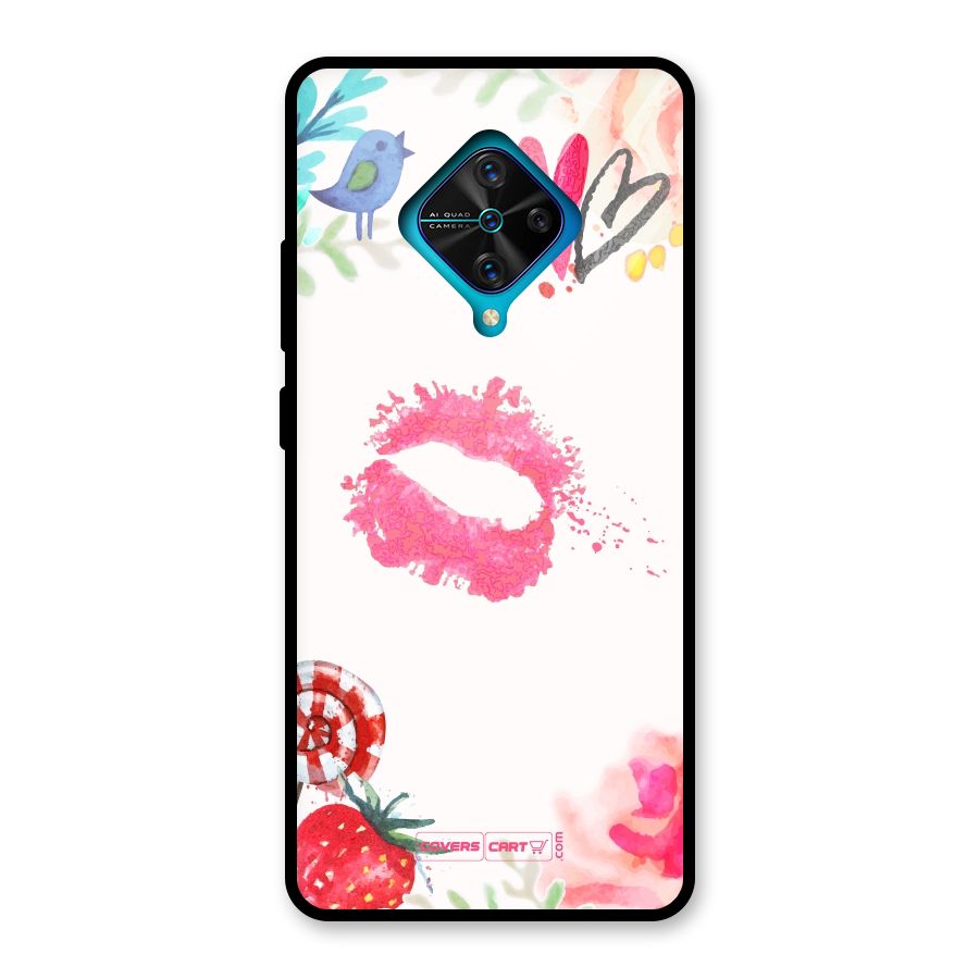 Chirpy Glass Back Case for Vivo S1 Pro