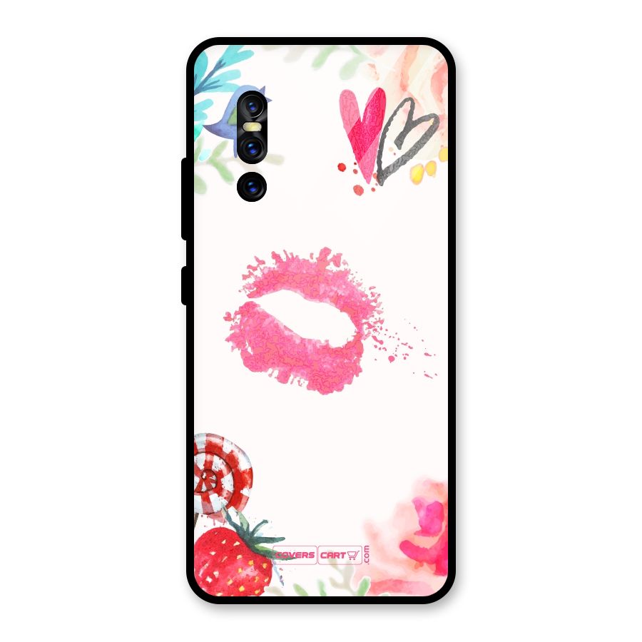 Chirpy Glass Back Case for Vivo V15 Pro