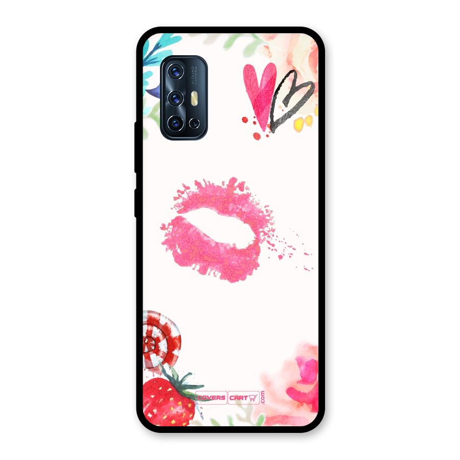Chirpy Glass Back Case for Vivo V17