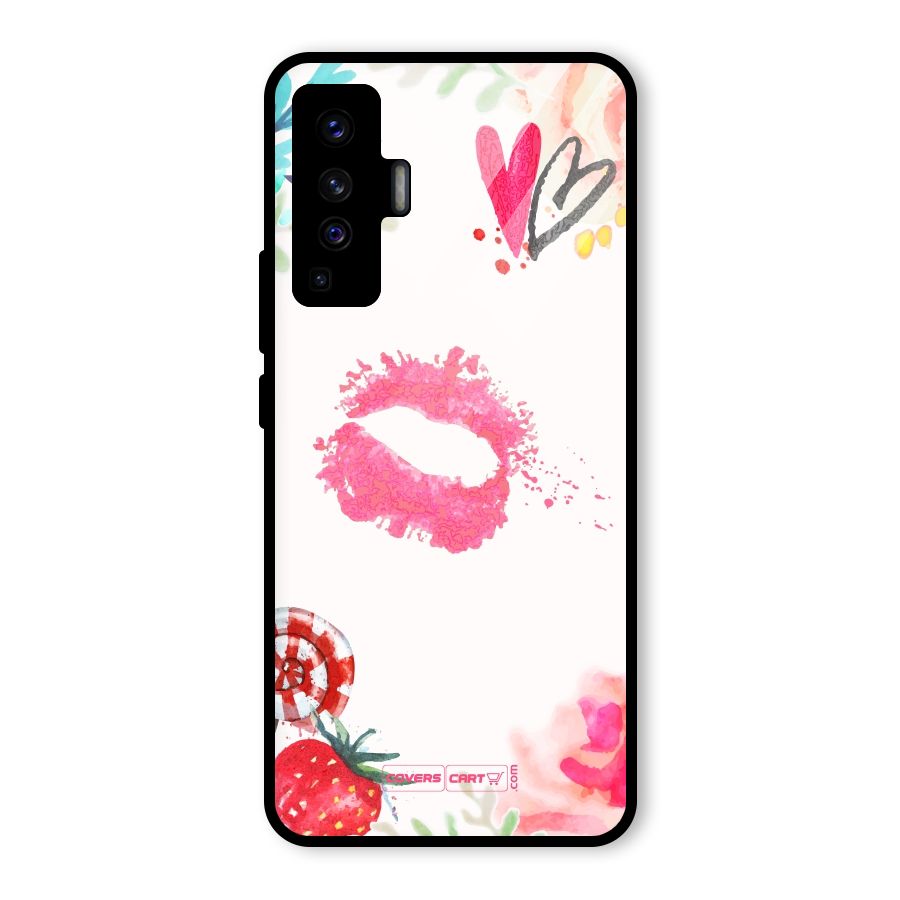 Chirpy Glass Back Case for Vivo X50