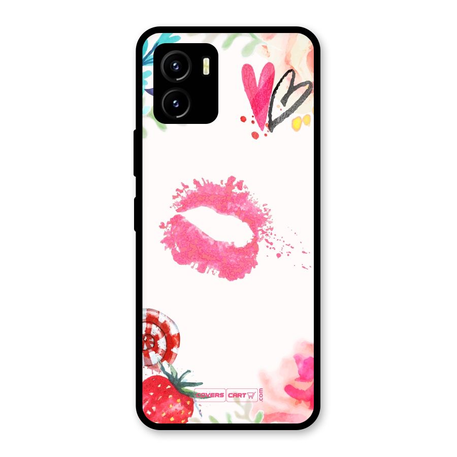 Chirpy Glass Back Case for Vivo Y15s