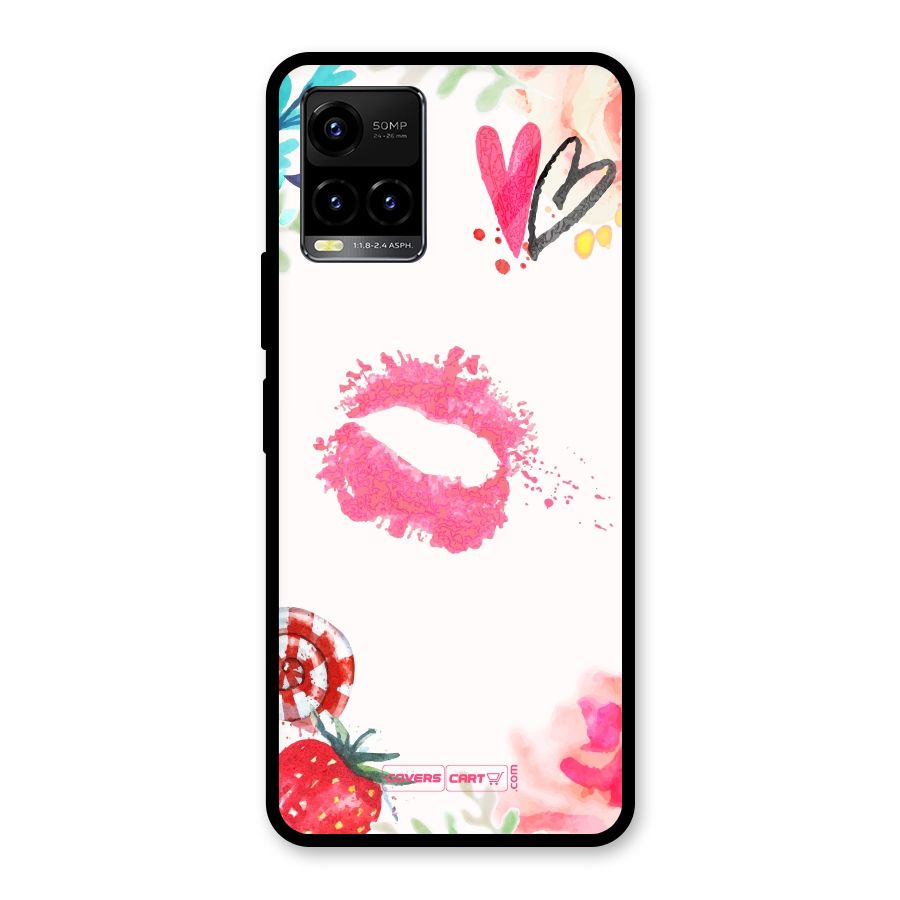 Chirpy Glass Back Case for Vivo Y21T