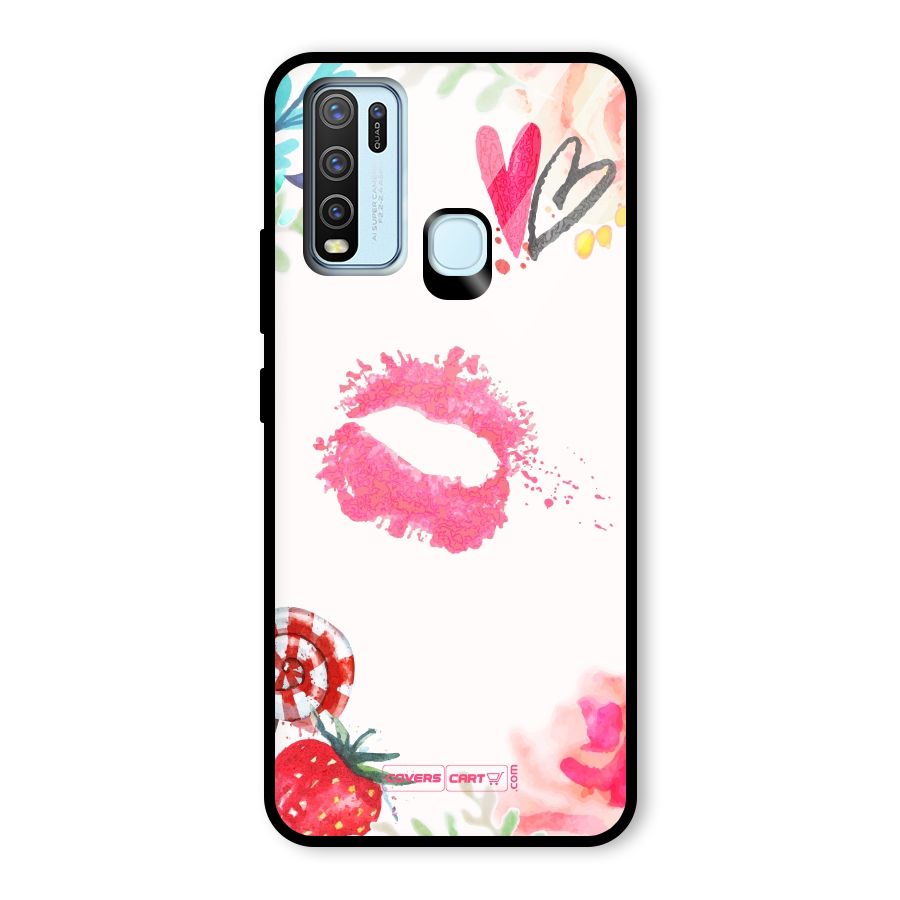 Chirpy Glass Back Case for Vivo Y30