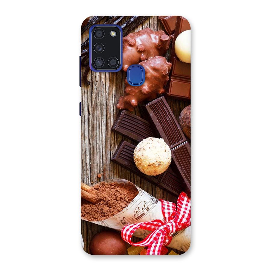 Chocolate Candies Back Case for Galaxy A21s