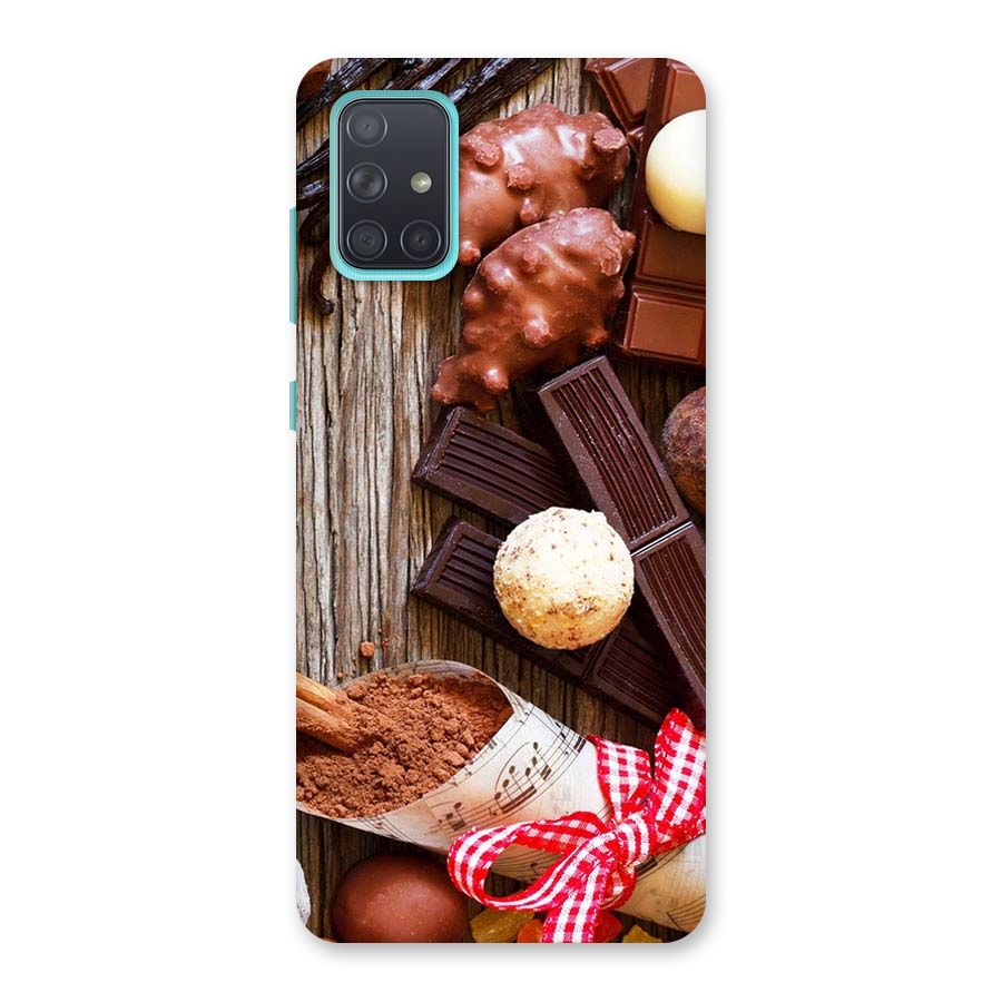 Chocolate Candies Back Case for Galaxy A71
