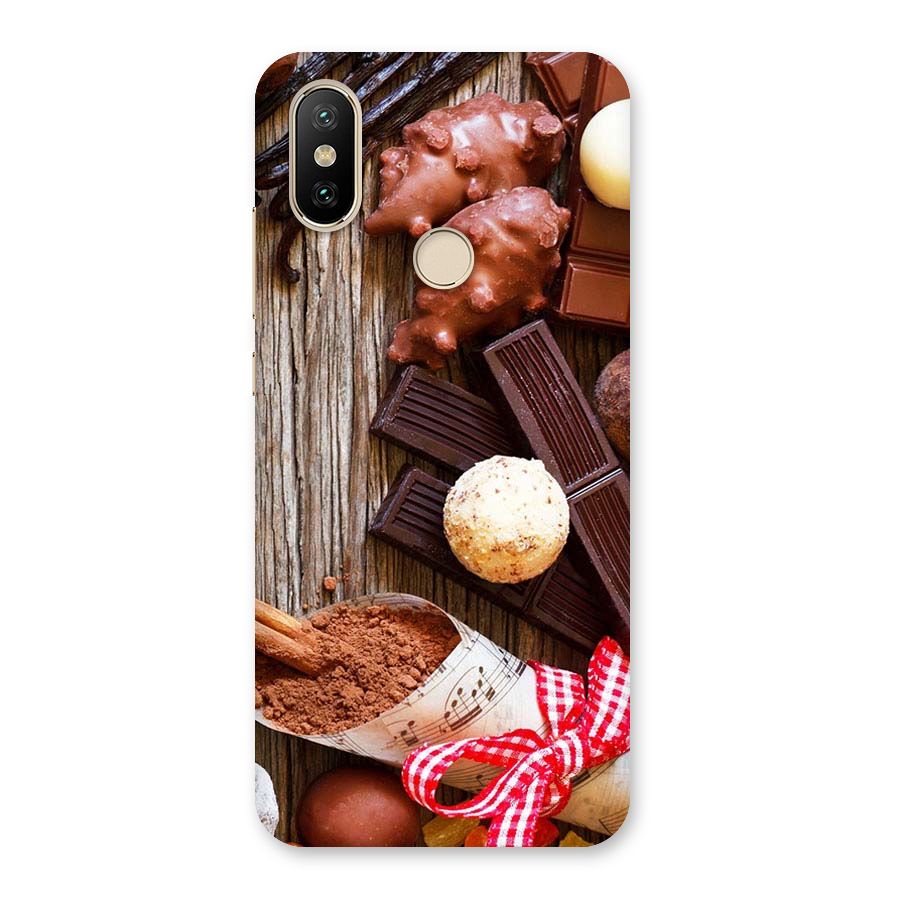Chocolate Candies Back Case for Mi A2