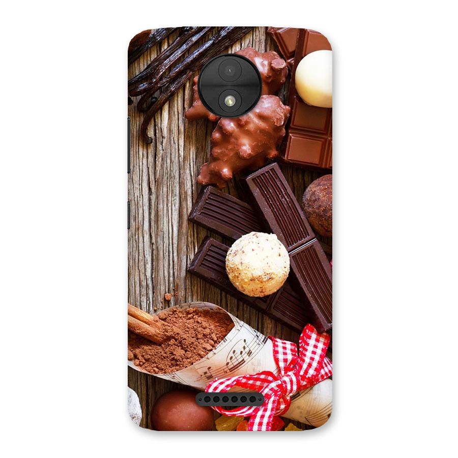 Chocolate Candies Back Case for Moto C