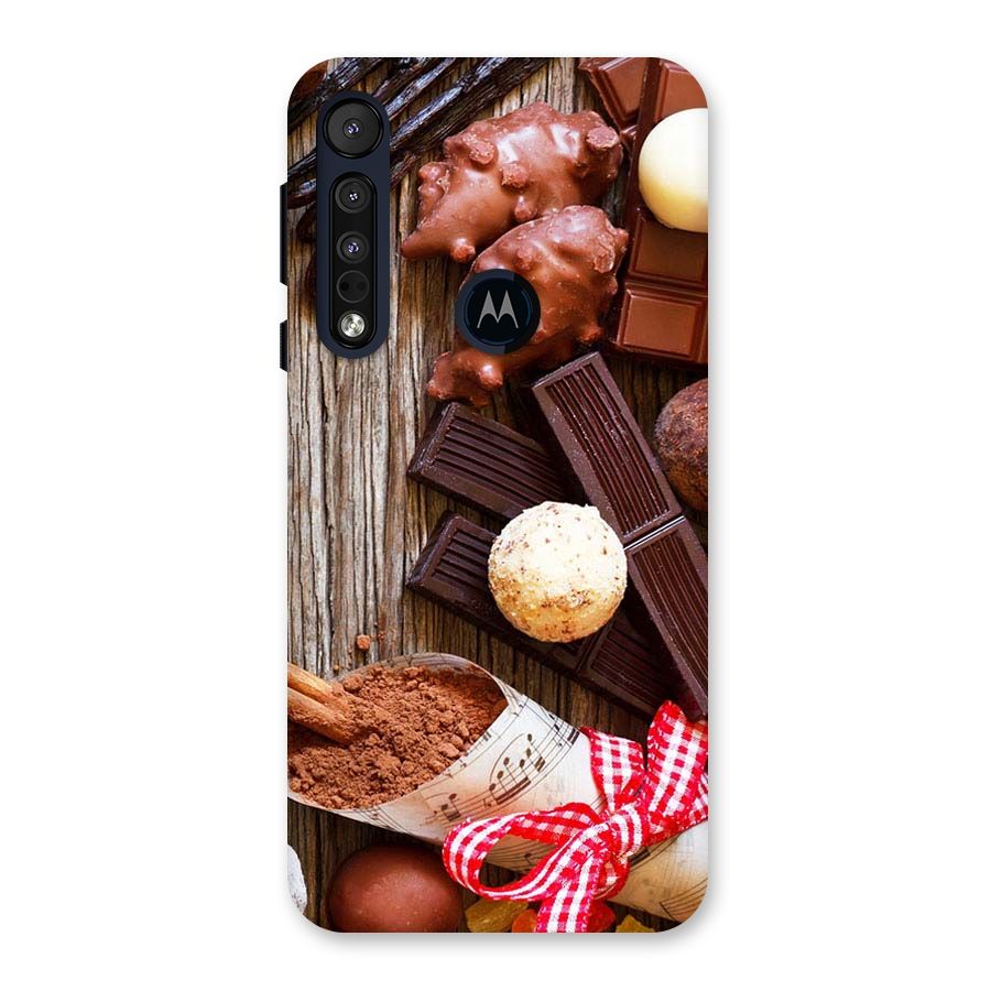 Chocolate Candies Back Case for Motorola One Macro