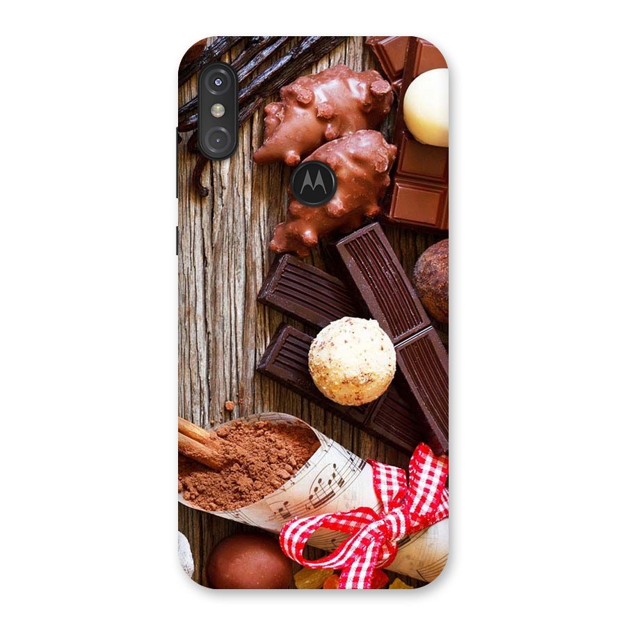 Chocolate Candies Back Case for Motorola One Power