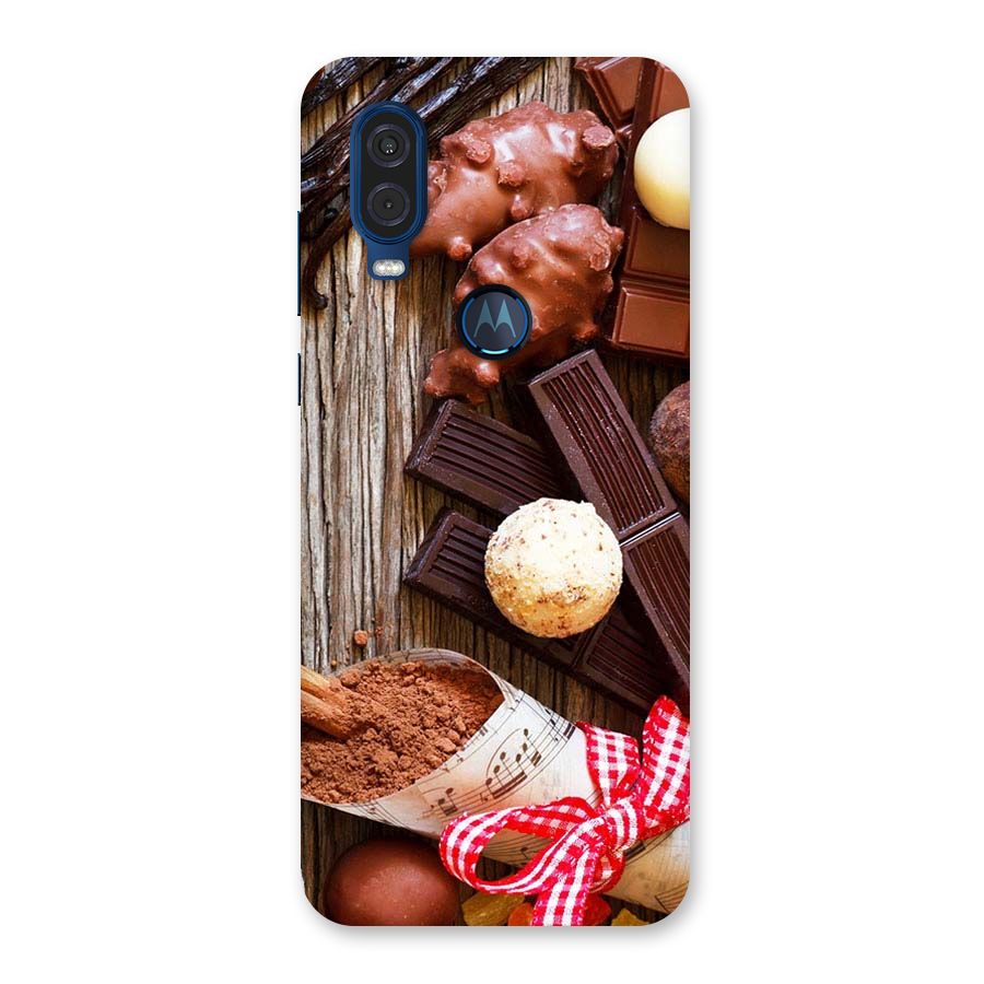 Chocolate Candies Back Case for Motorola One Vision