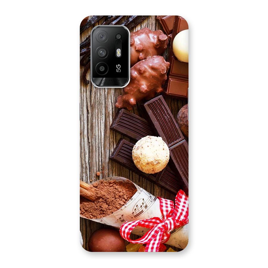 Chocolate Candies Back Case for Oppo F19 Pro Plus 5G