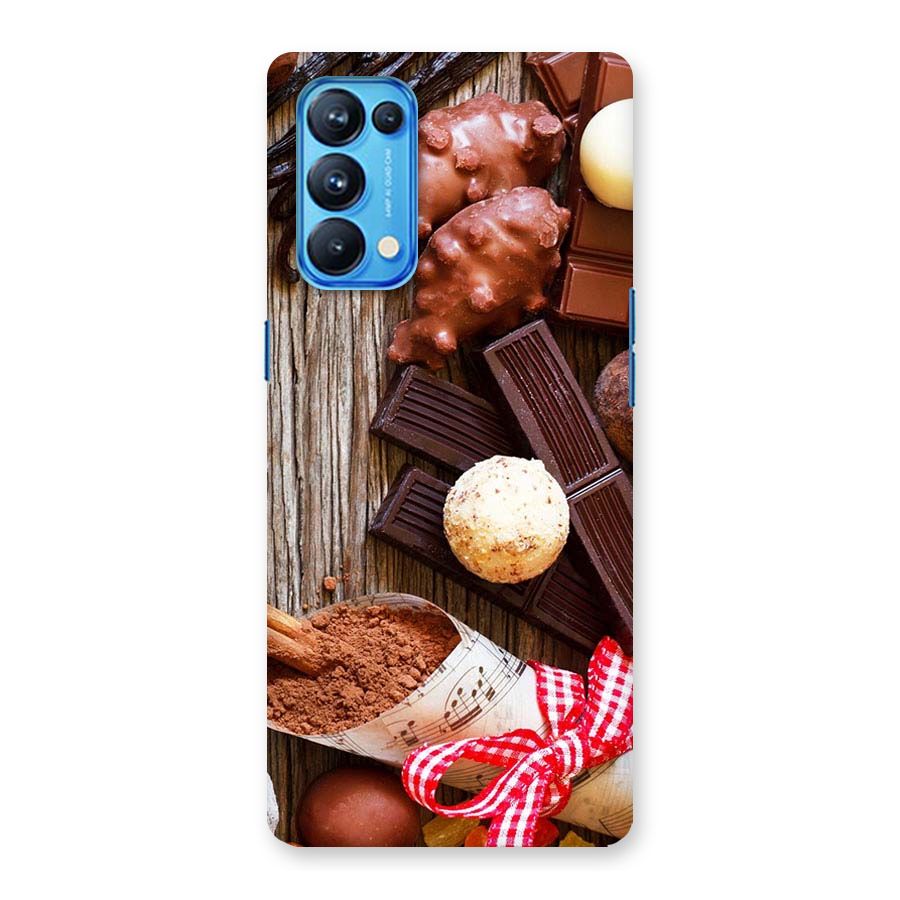 Chocolate Candies Back Case for Oppo Reno5 Pro 5G