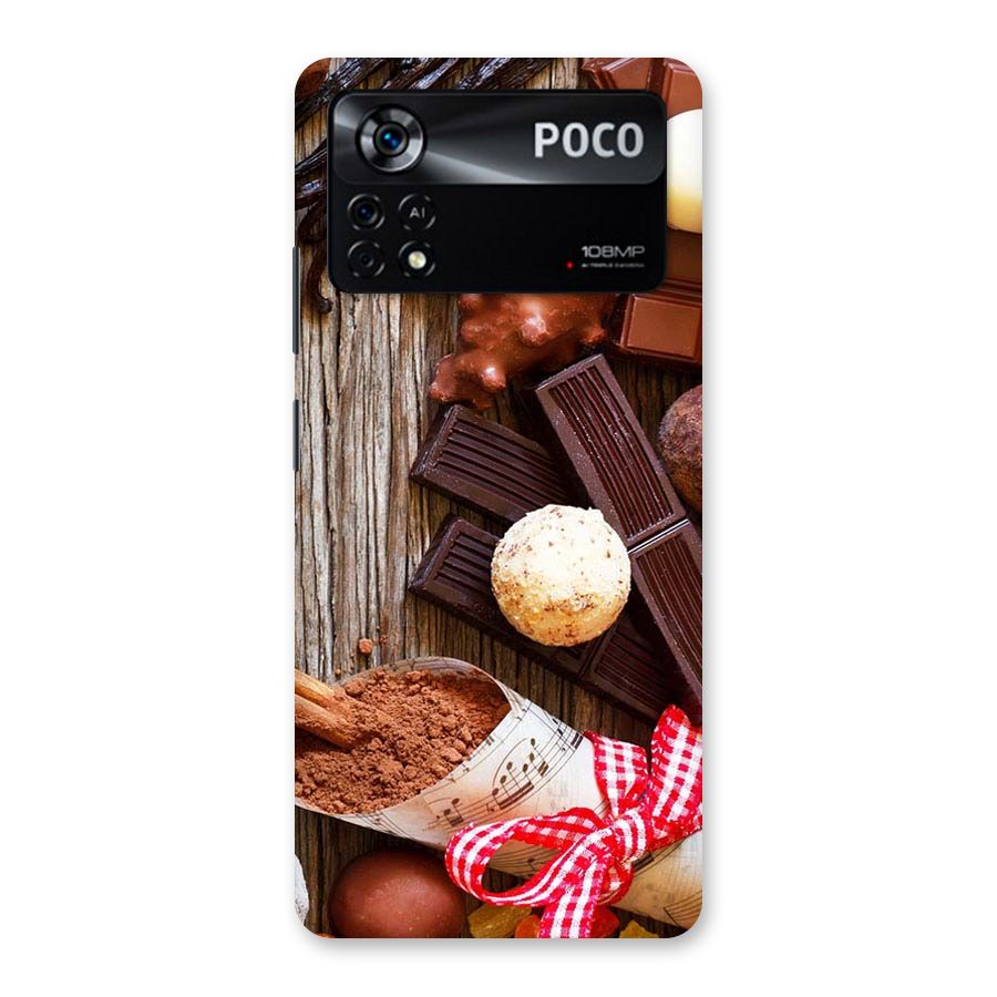 Chocolate Candies Back Case for Poco X4 Pro 5G