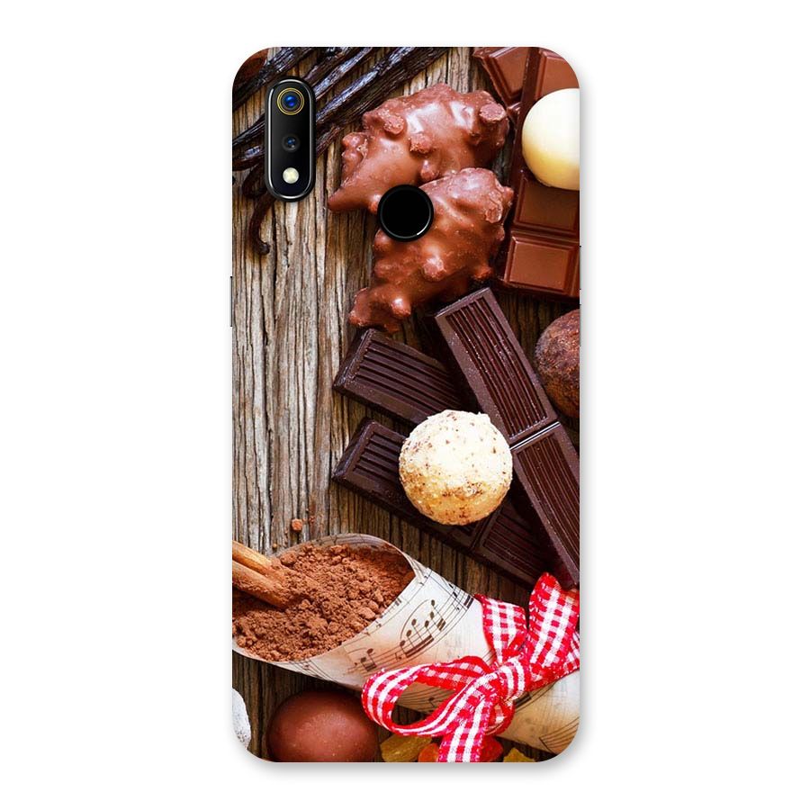 Chocolate Candies Back Case for Realme 3