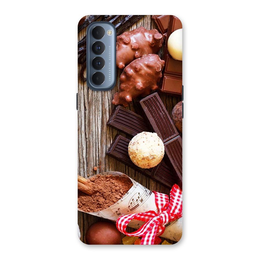 Chocolate Candies Back Case for Reno4 Pro