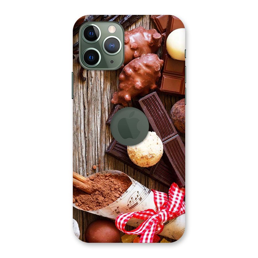 Chocolate Candies Back Case for iPhone 11 Pro Logo  Cut