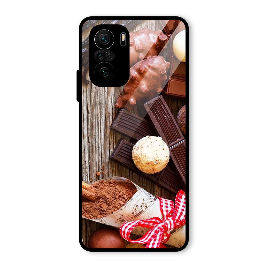 Chocolate Candies Glass Back Case for Mi 11x