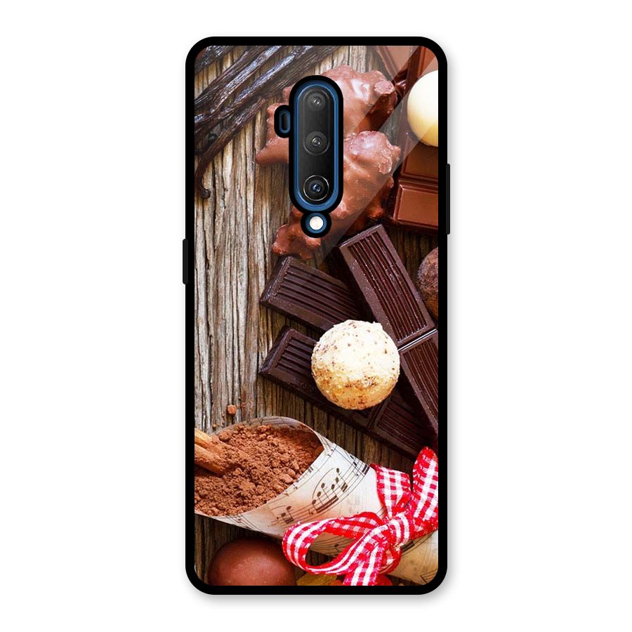 Chocolate Candies Glass Back Case for OnePlus 7T Pro